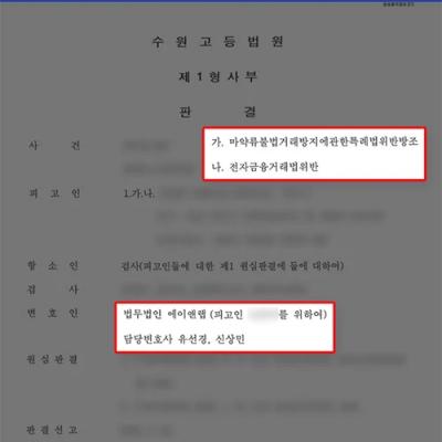 마약 대포통장(계좌) 대여 항소 방어 성공｜검사 항소 기각으로 집행유예 유지